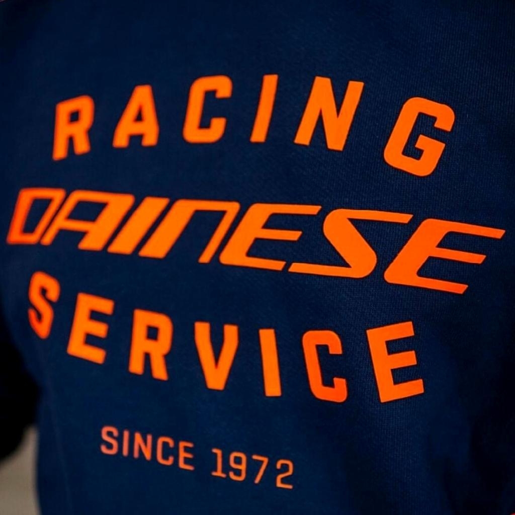 Dainese Paddock Sweatshirt - Black/Orange