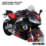 MRA Double-Bubble Racing Screen - Aprilia RS660 2020-2023