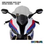 MRA Double-Bubble Racing Screen CLEAR - BMW S1000RR 2020-2023