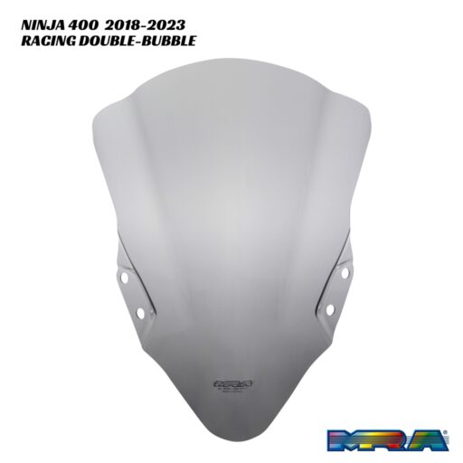 MRA Double-Bubble Racing Screen - Kawasaki Ninja 400 2018-2023