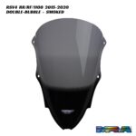 MRA Double-Bubble Racing Screen SMOKED - Aprilia RSV4 2015-2020