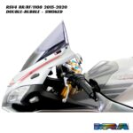 MRA Double-Bubble Racing Screen SMOKED - Aprilia RSV4 2015-2020