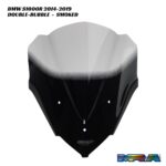 MRA Double-Bubble Racing Screen SMOKED - BMW S1000R 2014-2019