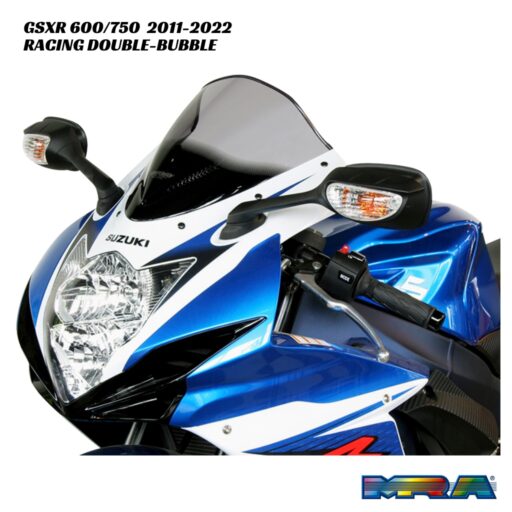 MRA Double-Bubble Racing Screen - Suzuki GSXR 600/750 2011-2023
