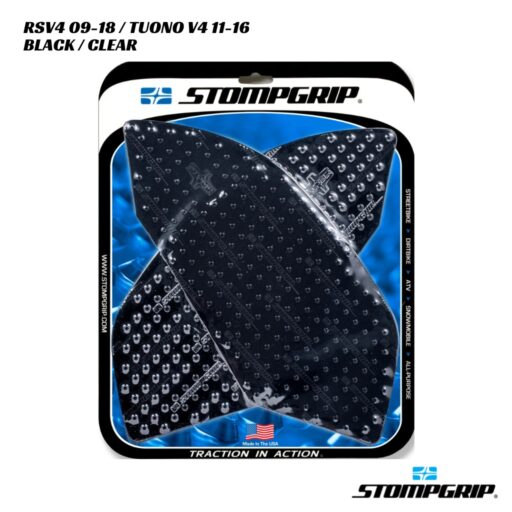 Stompgrip Tank Grips - Aprilia RSV4 2009-2018