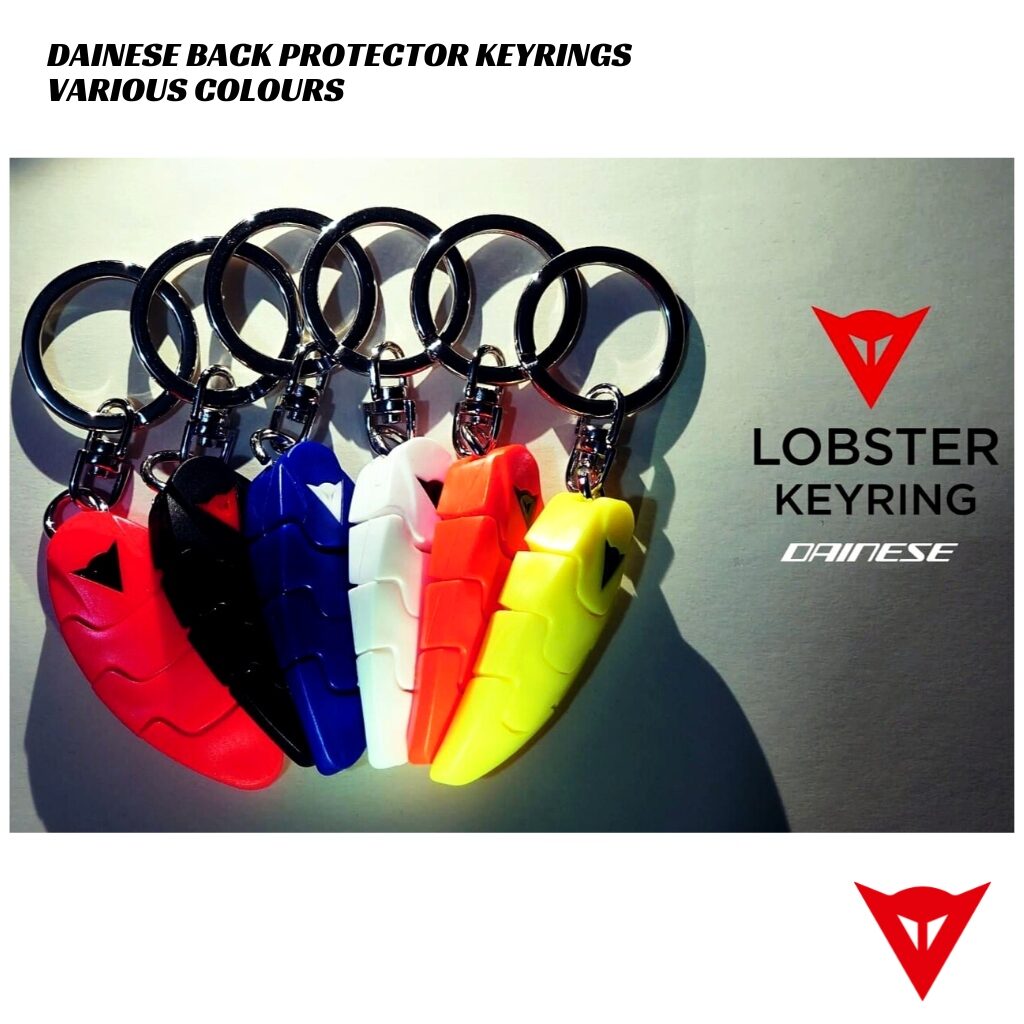 Dainese Back Protector Keyrings - Various Colours