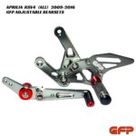 GFP Adjustable Rearsets - Aprilia RSV4 2009-2016