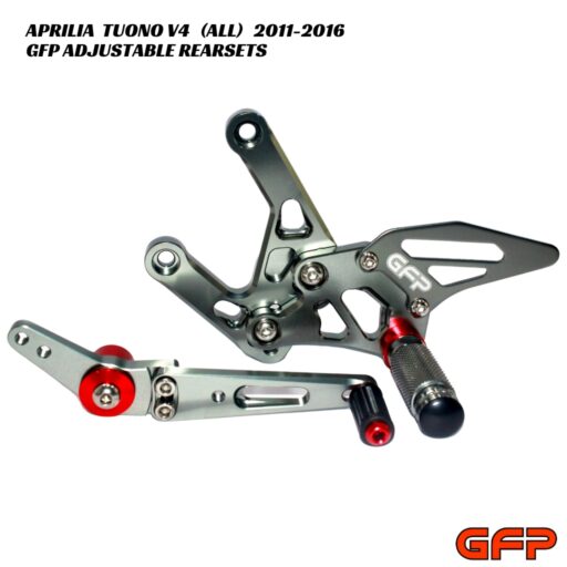 GFP Adjustable Rearsets - Aprilia Tuono V4 2011-2016