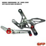 GFP Adjustable Rearsets - Honda CBR1000RR / SP 2008-2019