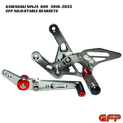 GFP Adjustable Rearsets - Kawasaki Ninja 400 2018-2023