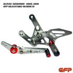 GFP Adjustable Rearsets - Suzuki GSXR1000 2005-2016