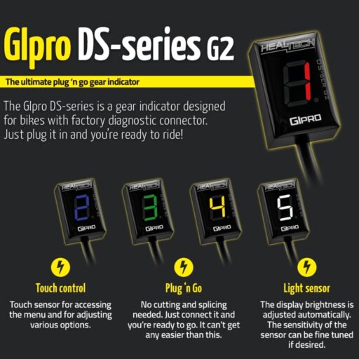 HealTech GIpro DS-Series G2 Gear Indicator - Ducati Hyperstrada 821 2013-2014