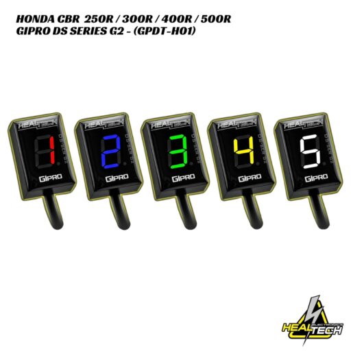 HealTech GIpro DS-Series G2 Gear Indicator - Honda CBR 250R/300R/400R/500R 2013-2023