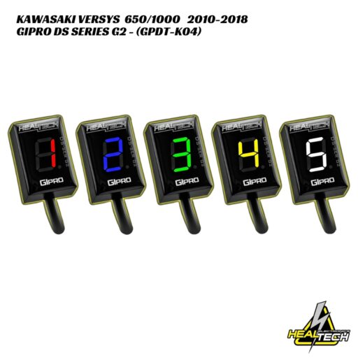 HealTech GIpro DS-Series G2 Gear Indicator - Kawasaki Versys 650/1000 2010-2018