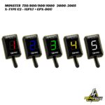 HealTech X-Type G2 Gear Indicator W/ Harness Kit - Ducati Monster 750/800/900/1000 2000-2005