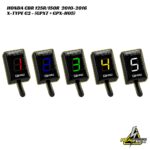 HealTech X-Type G2 Gear Indicator W/ Harness Kit - Honda CBR 125R / 150R 2010-2016