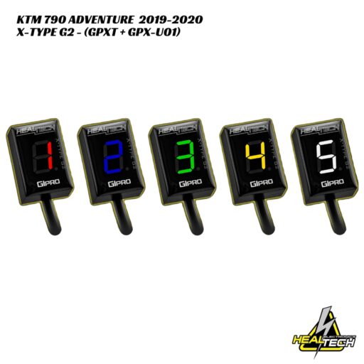HealTech X-Type G2 Gear Indicator W/ Harness Kit - KTM 790 Adventure 2019-2020