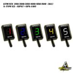 HealTech X-Type G2 Gear Indicator W/ Harness Kit - KTM EXC 250/300/350/400/450/500