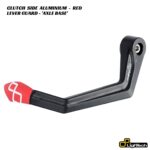 LighTech Aluminium Clutch Side Lever Guard AXLE BASE - RED