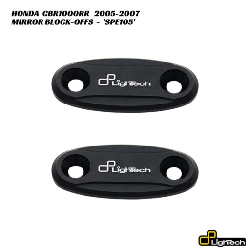 LighTech Mirror Block-Off Plates SPE105 - Honda CBR1000RR 2005-2007