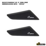 LighTech Mirror Block-Off Plates SPE121 - Ducati Panigale V4 / V4S 2018-2019