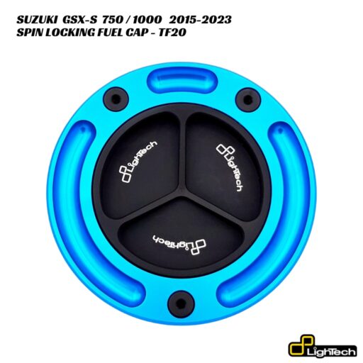 LighTech Spin Locking Fuel Cap TF20 - Suzuki GSX-S750 / GSX-S1000 2015-2023