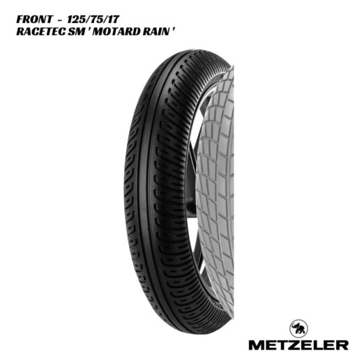 Metzeler Racetec SM Rain - 125/75/17