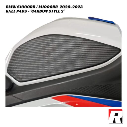 RubbaTech Knee Pads CARBON STYLE 2 - BMW S1000RR 2020-2023