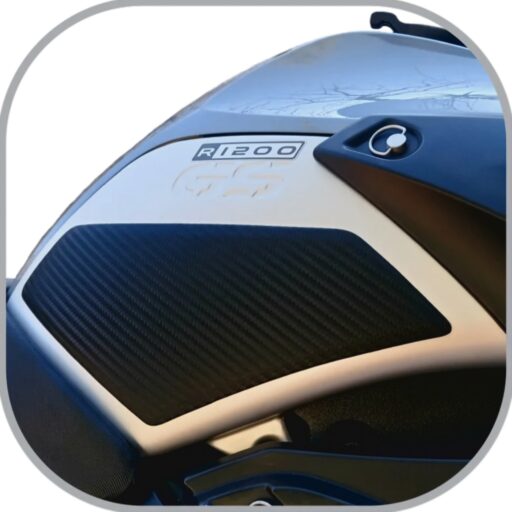 RubbaTech Knee Pads CARBON STYLE - BMW K25 R1200 GS/GSA Air Cooled