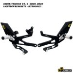 LighTech Adjustable Rearsets FTRDU012 - Ducati Streetfighter V4 / S 2020-2022