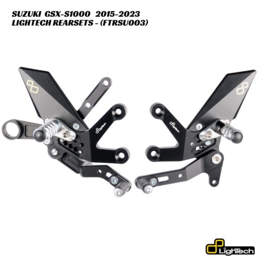 LighTech Adjustable Rearsets FTRSU003 - Suzuki GSX-S1000 2015-2023