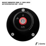 Rizoma Key System Fuel Cap TF041 - Ducati Monster 1200 / S / R 2014-2023