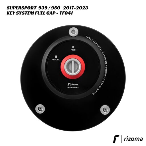 Rizoma Key System Fuel Cap TF041 - Ducati Supersport 939 / 950 2017-2023