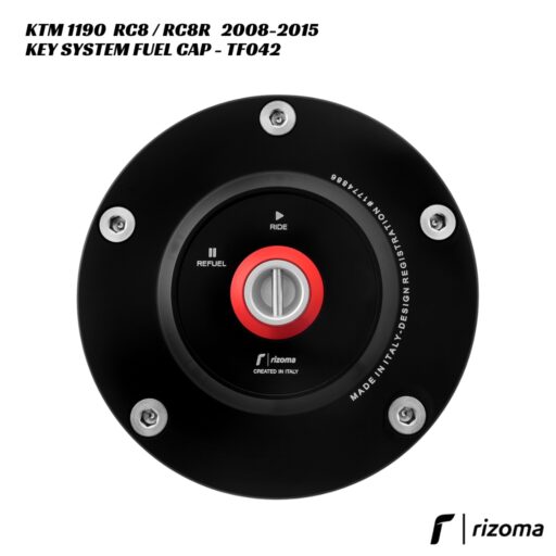 Rizoma Key System Fuel Cap TF042 - KTM 1190 RC8 / RC8R 2008-2015