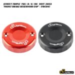 LighTech Aluminium Front Brake Reservoir Cover FBC04 - Triumph Street Triple 765 S / R / RS 2017-2023