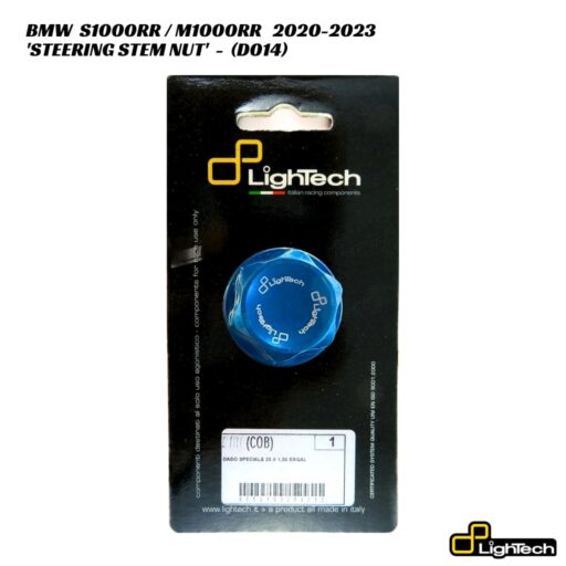 LighTech Aluminium Steering Stem Nut D014 - BMW S1000RR / M1000RR 2020-2023