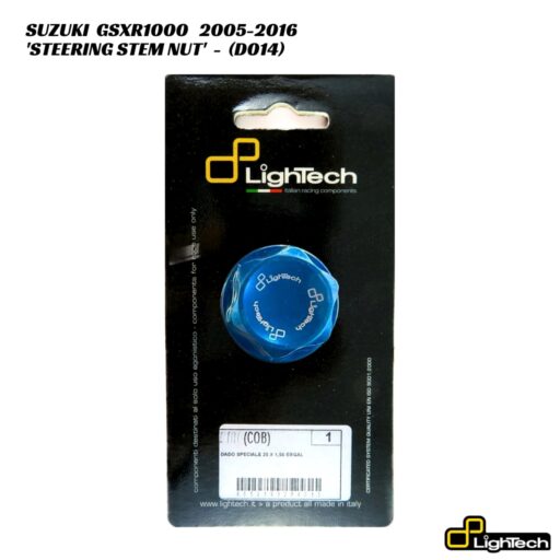 LighTech Aluminium Steering Stem Nut D014 - Suzuki GSXR1000 2005-2016