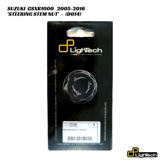 LighTech Aluminium Steering Stem Nut D014 - Suzuki GSXR1000 2005-2016