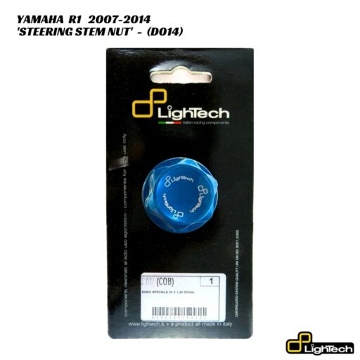 LighTech Aluminium Steering Stem Nut D014 - Yamaha R1 2007-2014