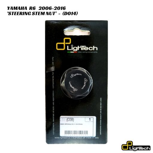 LighTech Aluminium Steering Stem Nut D014 - Yamaha R6 2006-2016