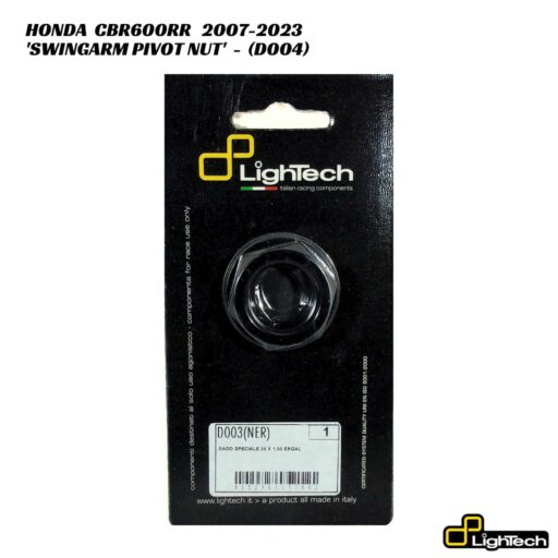 LighTech Aluminium SwingArm Pivot Nut D004 - Honda CBR600RR 2007-2023