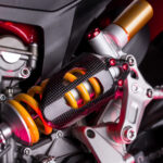 LighTech Carbon Fiber Rear Shock Cover CARD1039 - Ducati Panigale 1299 / S / R 2015-2017