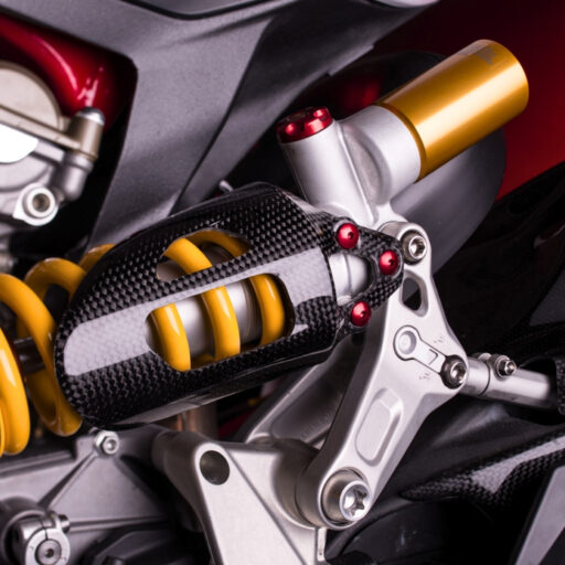 LighTech Carbon Fiber Rear Shock Cover CARD1039 - Ducati Panigale 899 2013-2015