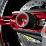 LighTech Front & Rear Axle Slider Kit RED - WAPBM401 - BMW S1000RR / HP4 2009-2019