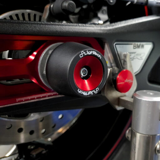 LighTech Front & Rear Axle Slider Kit RED - WAPBM401 - BMW S1000RR / M1000RR 2020-2023
