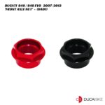 DucaBike Aluminium Front Axle Nut DA01 - Ducati 848 / 848 EVO 2007-2013