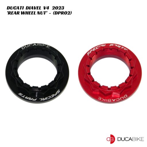 DucaBike Aluminium Rear Wheel Nut DPR02 - Ducati Diavel V4 2023