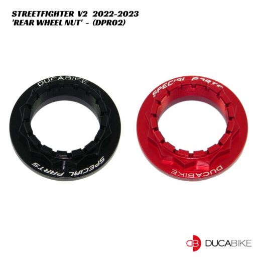 DucaBike Aluminium Rear Wheel Nut DPR02 - Ducati Streetfighter V2 2022-2023