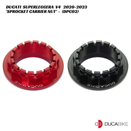 DucaBike Aluminium Sprocket Carrier Nut DPC02 - Ducati Superleggera V4 2020-2023