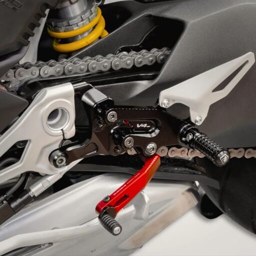 DucaBike Billet Adjustable SBK Rearsets PRSFV401 - Ducati Streetfighter V4 / V4S / V4SP 2020-2023
